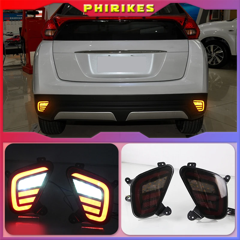 

Многофункциональсветильник рь для заднего бампера Mitsubishi Eclipse Cross 2017-2020, противотуманные фары, стоп-сигнал, сигнал поворота, светильник задне...