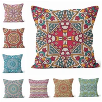 bohemia symmetry pattern car cushion pillowcase living room home decoration sofa pillowcase throw pillows decoration for home