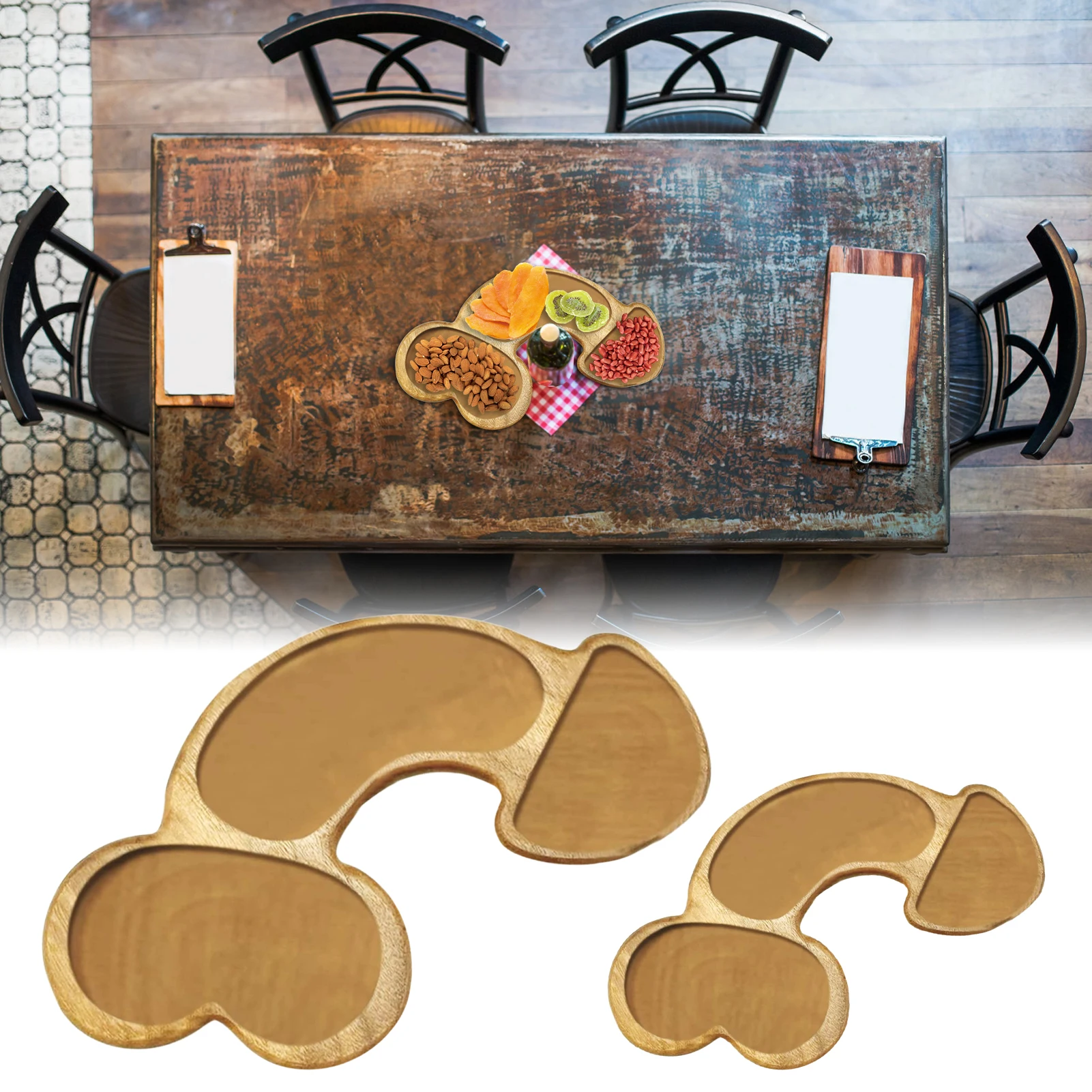 

Aperitif Board Funny Kitchen Cutlery With Wood Material Novelty Appetizer Serving Trays For Wedding Parties Gathering