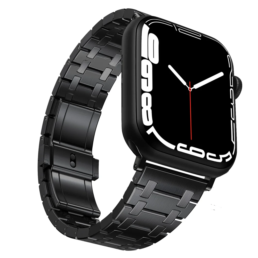 Metal Strap For Apple watch band Ultra 49mm 8 7 45mm 41mm Stainless Steel Retrofit Wristband For iWatch 654SE 44mm 40mm 42mm38mm