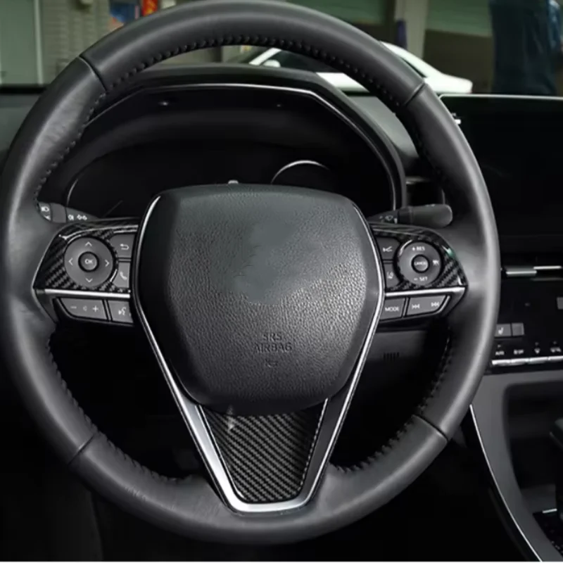 Фото Для Toyota Avalon XX50 2019-2023/Camry XV70 2018-2023: Комплект для стайлинга салона автомобиля, накладки из АБС-пластика на руль, рамка, панель освещения №4