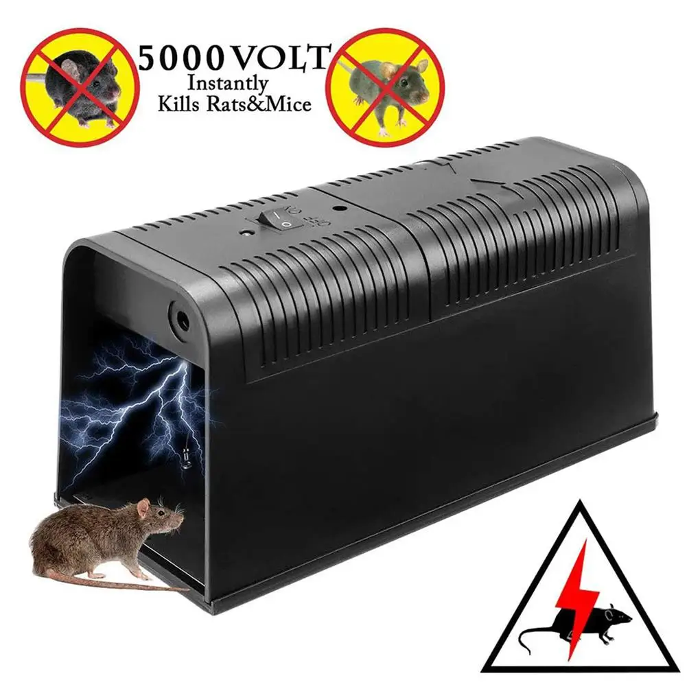

Electric Mouse Control Device High Voltage Rat Catcher Controller Cordless Mice Animal Rodent Indoor Room Pest