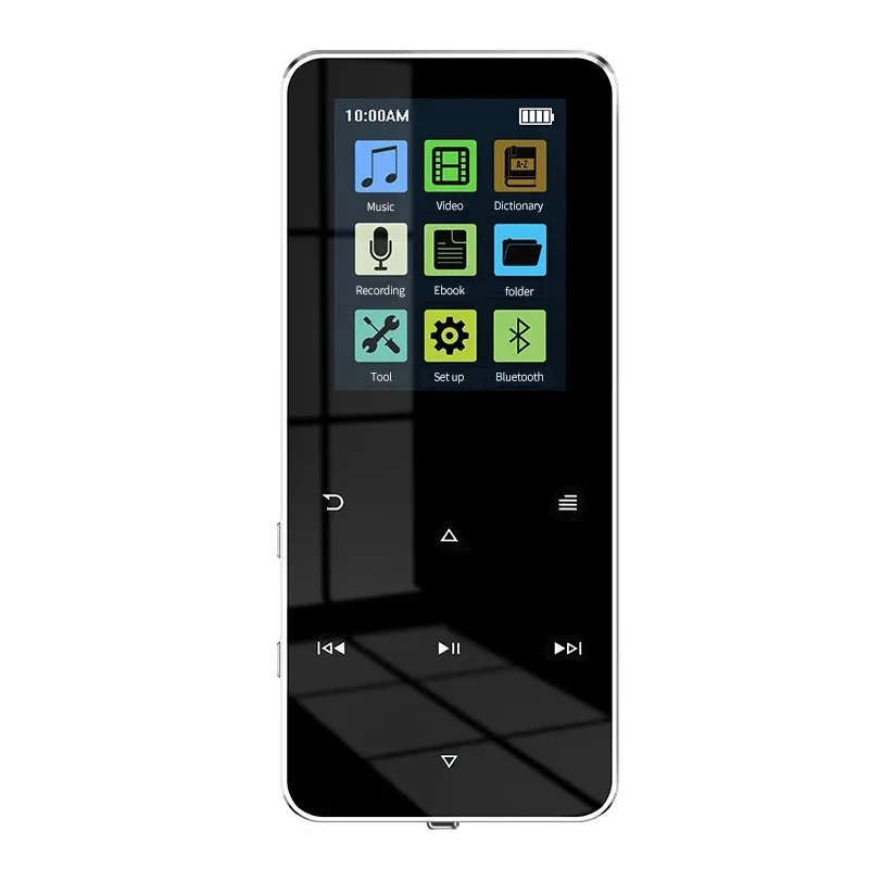 Insert card MP4 Bluetooth Soft Touch Player Recording, e -books, music playback, AB repeat, video playback, alarm clock function