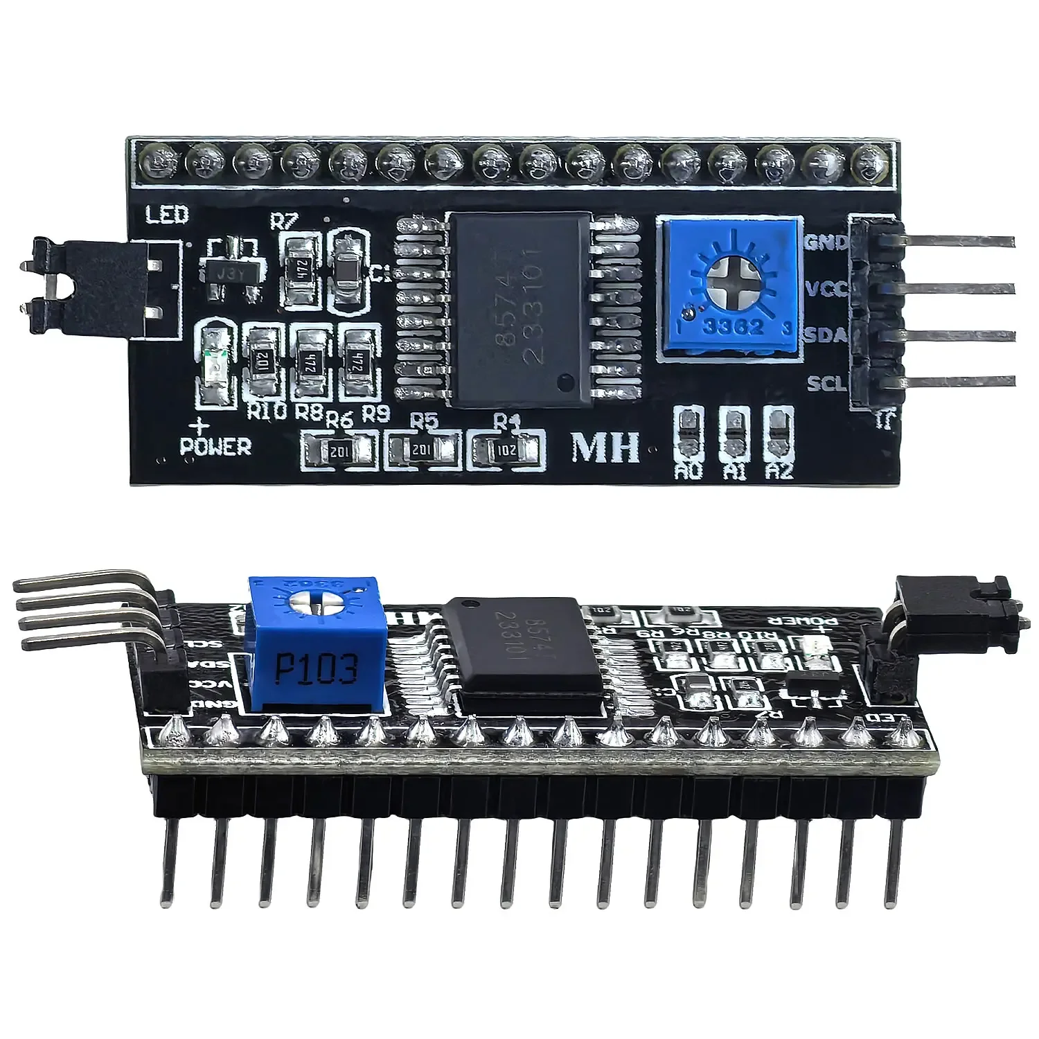 IIC I2C TWI SPI последовательный интерфейс плата порт 2004 1602 LCD1602 адаптерная пластина