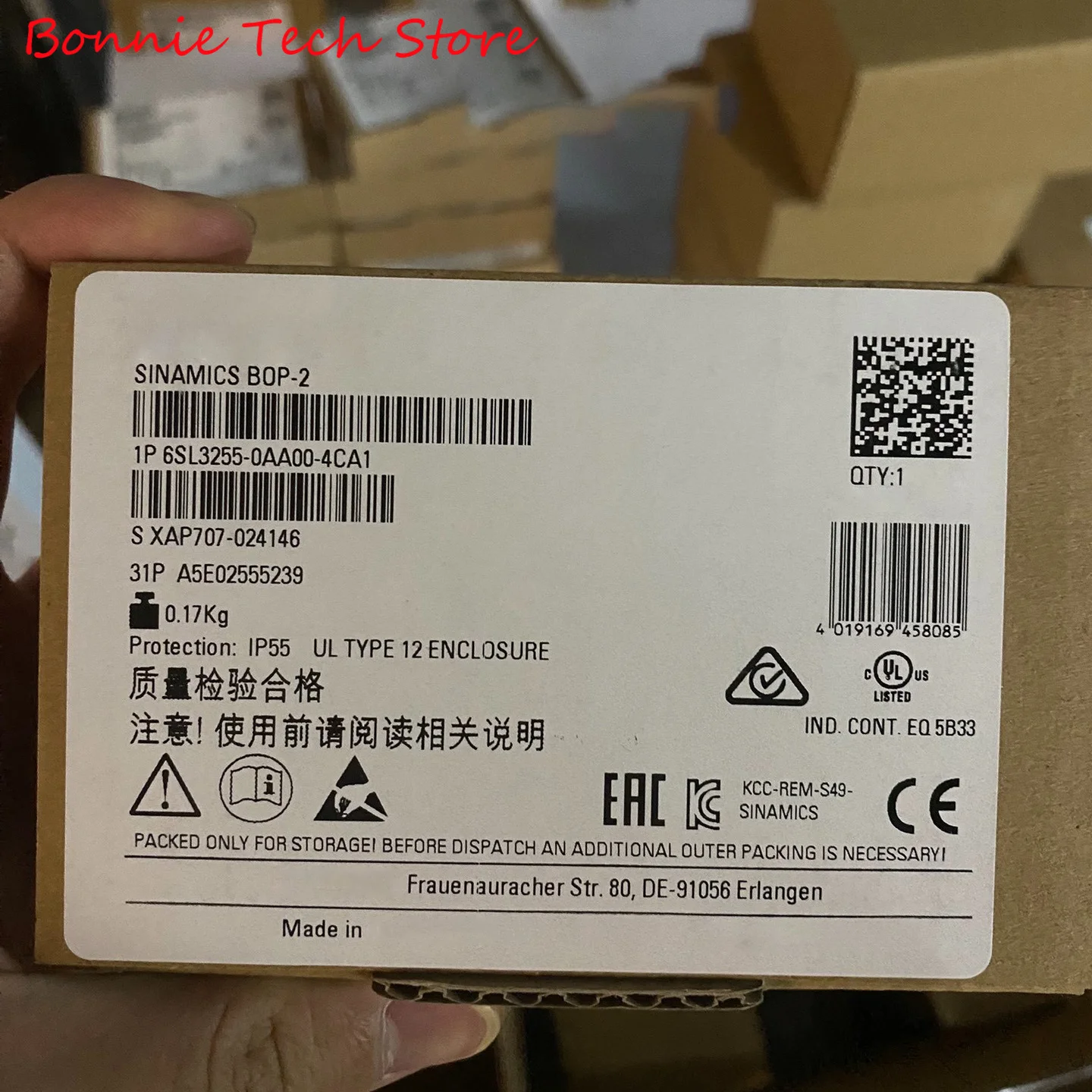 

6SL3255-0AA00-4CA1 для SIEMENS SINAMICS G120 базовая панель оператора (BOP-2)