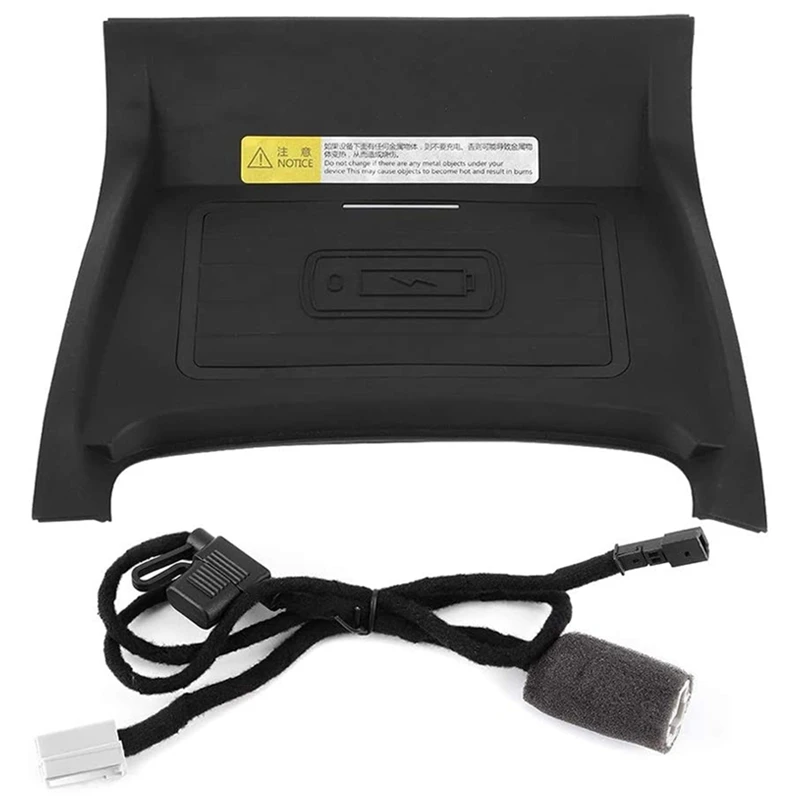 

15W Wireless Car Charger for Land Rover Discovery Sport 2015-2019 Fast Charging Center Console Storage Box Pad Mat