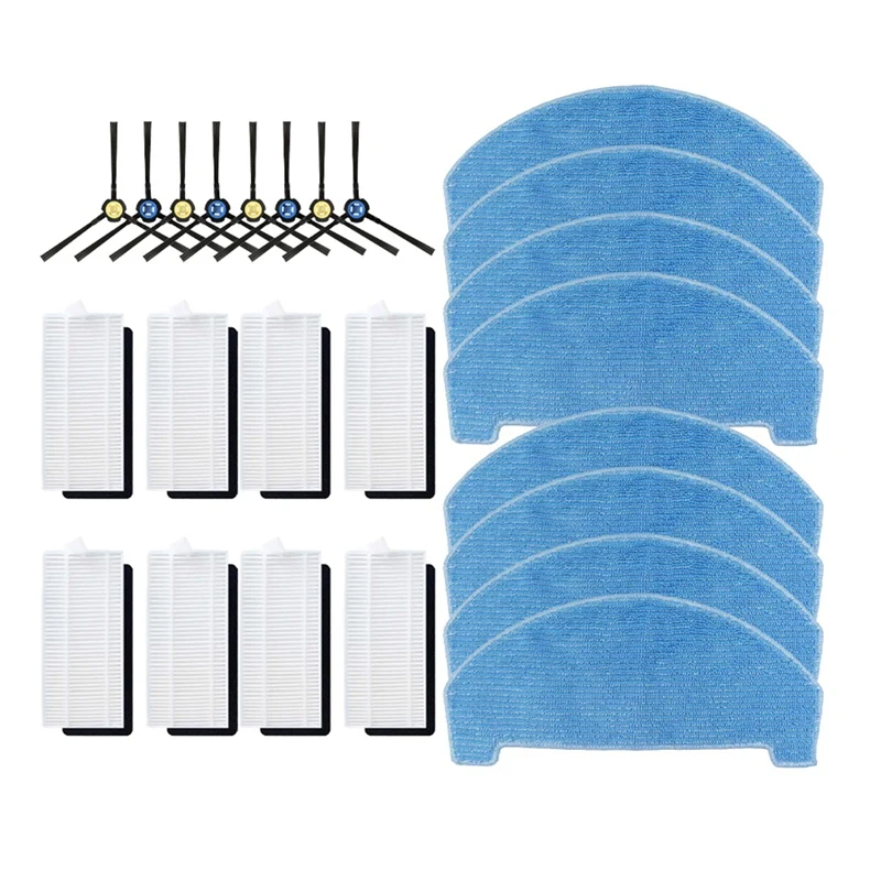 Лидер продаж!-для ILIFE T20s / A20 Polaris PVCR 3600 G2 боковая щетка Hepa фильтр Швабра тканевые