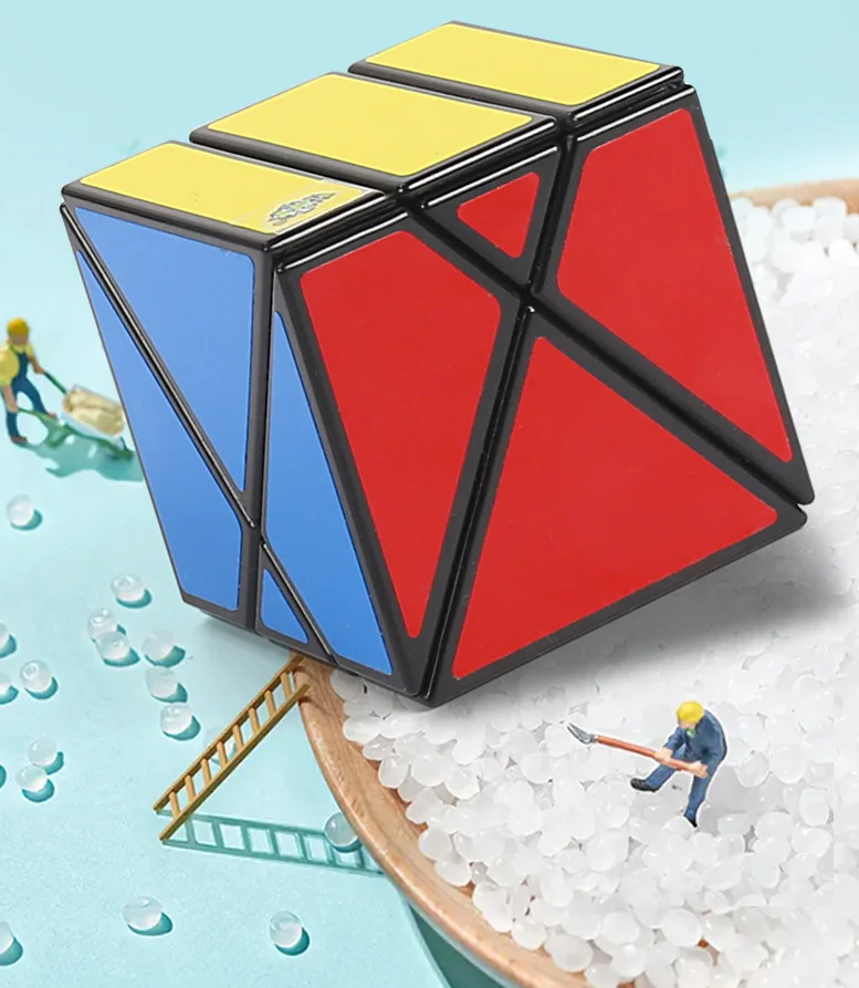 Lanlan X-Cube Skewb Black Cubo Magico пластиковая образовательная головоломка подарок идея