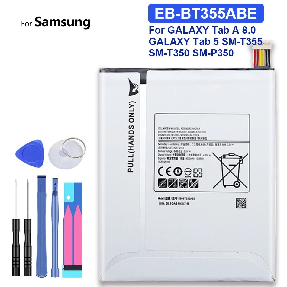 

Battery EB-BT355ABE EB-BT355ABA For Samsung GALAXY TabA 8.0 GALAXY Tab5 SM-T355 SM-T350 SM-P350 P355C SM-P355M