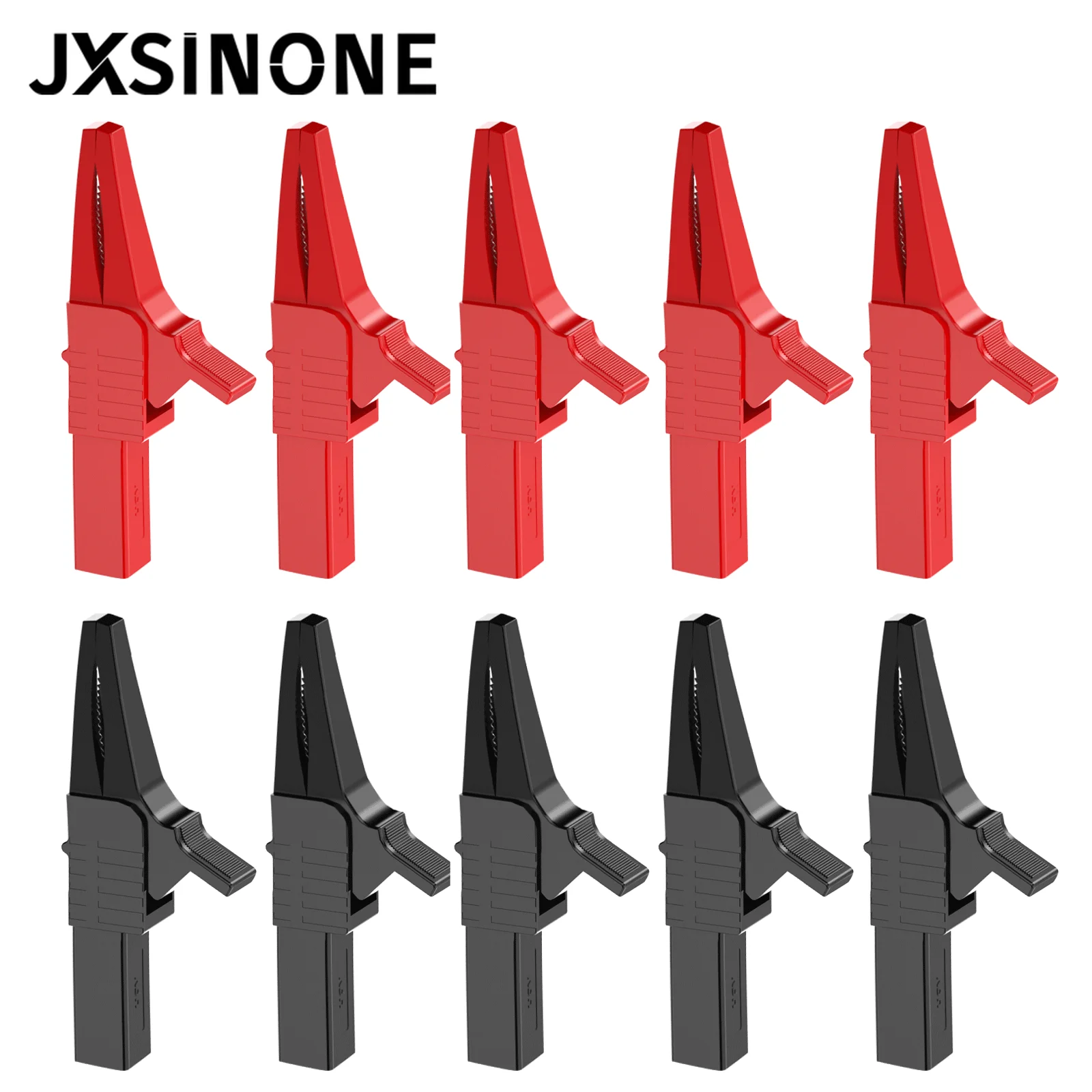 

JXSINONE P2003 32A зажим типа «крокодил» безопасный тестовый зажим с разъемом 4 мм для штекера типа «банан» 4 мм, медь, 5 цветов
