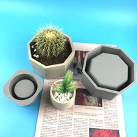 3 styles large size flower pot silicone mold soft diy concrete cement clay aromatherapy plaster succulent planters mould