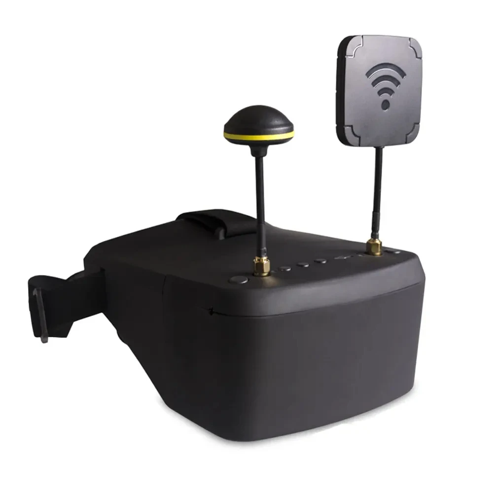 EV800D 5 8G 40CH FPV очки дюймов 854*480 LS800D видео гарнитура DVR разнообразие шлем батарея для