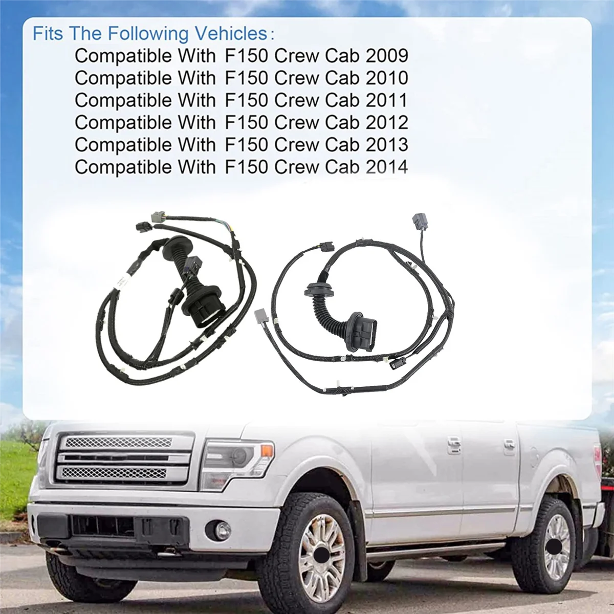 1 пара жгут проводов для задней двери F150 09-14 9L3Z-14630-CAA