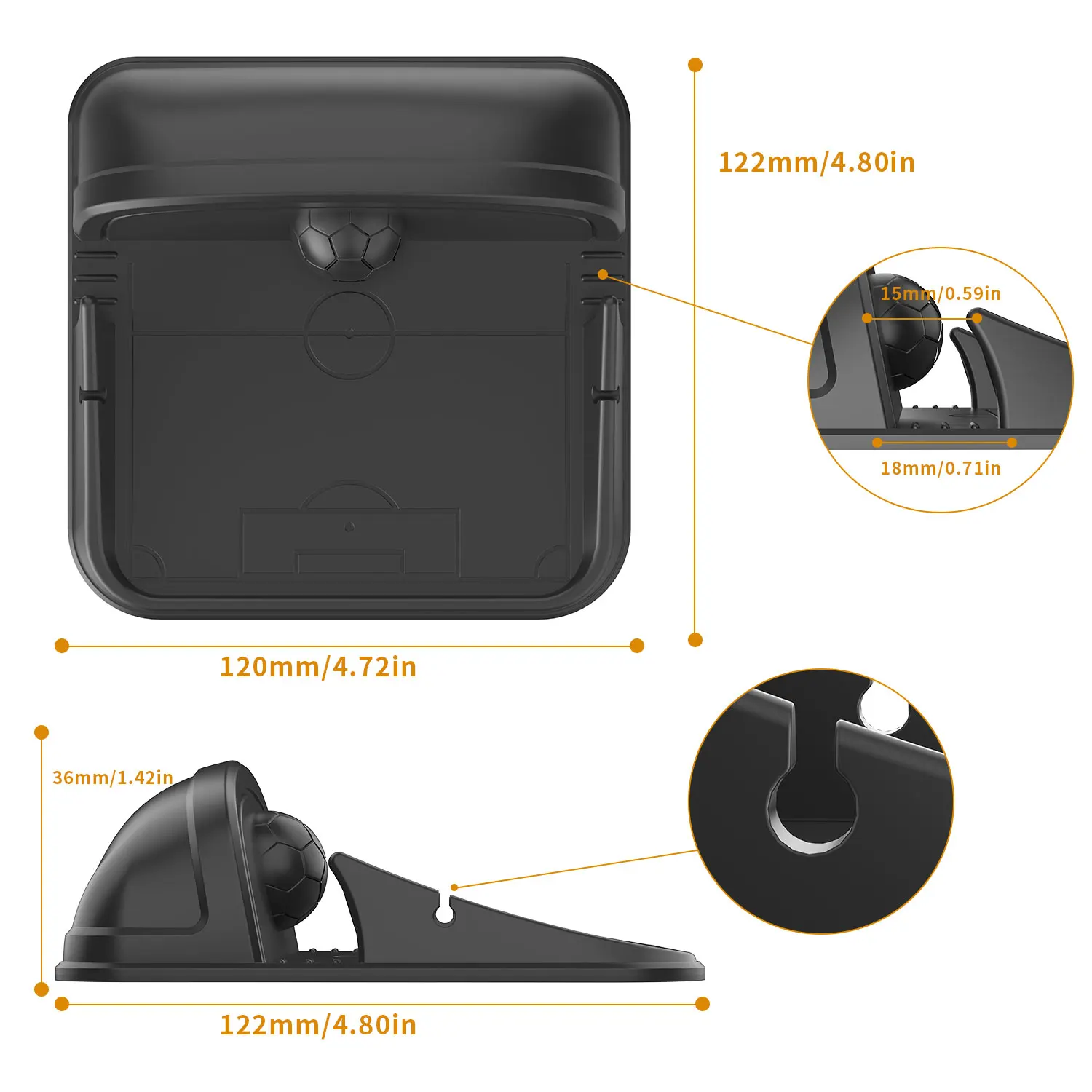 Car Phone Holder Anti-slip Car Silicone Holder Mat Pad Dashboard Stand Mount For Phone GPS Bracket For IPhone Samsung Xiaomi