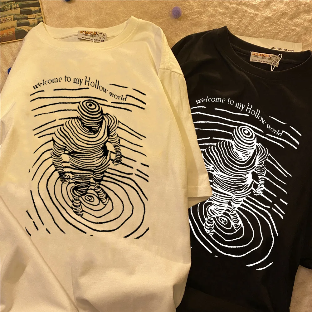 

Gothic Style Oversized T-shirt Women's Short-sleeved T-shirt Women's Summer New Street Style Harajuku Top Cool Women's T-shirt