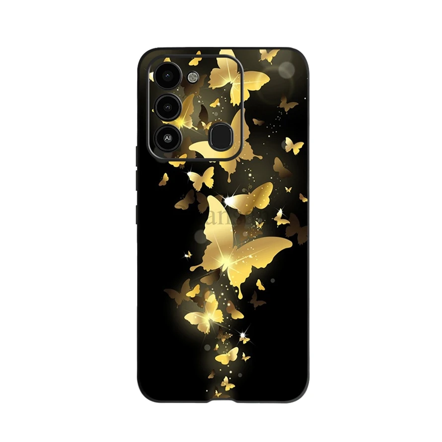 Чехол Star для Tecno Spark Go 2020 силиконовый чехол 2021 Go2022 S park GO SGO модный черный |