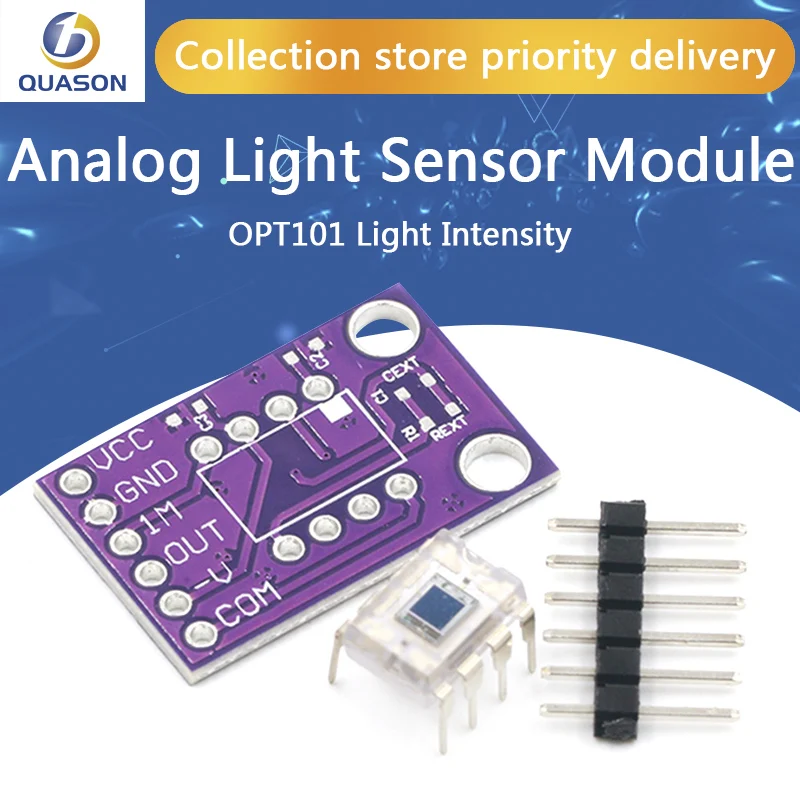 OPT101 светильник аналоговый датчик интенсивности света фотоэлектрический диод 14