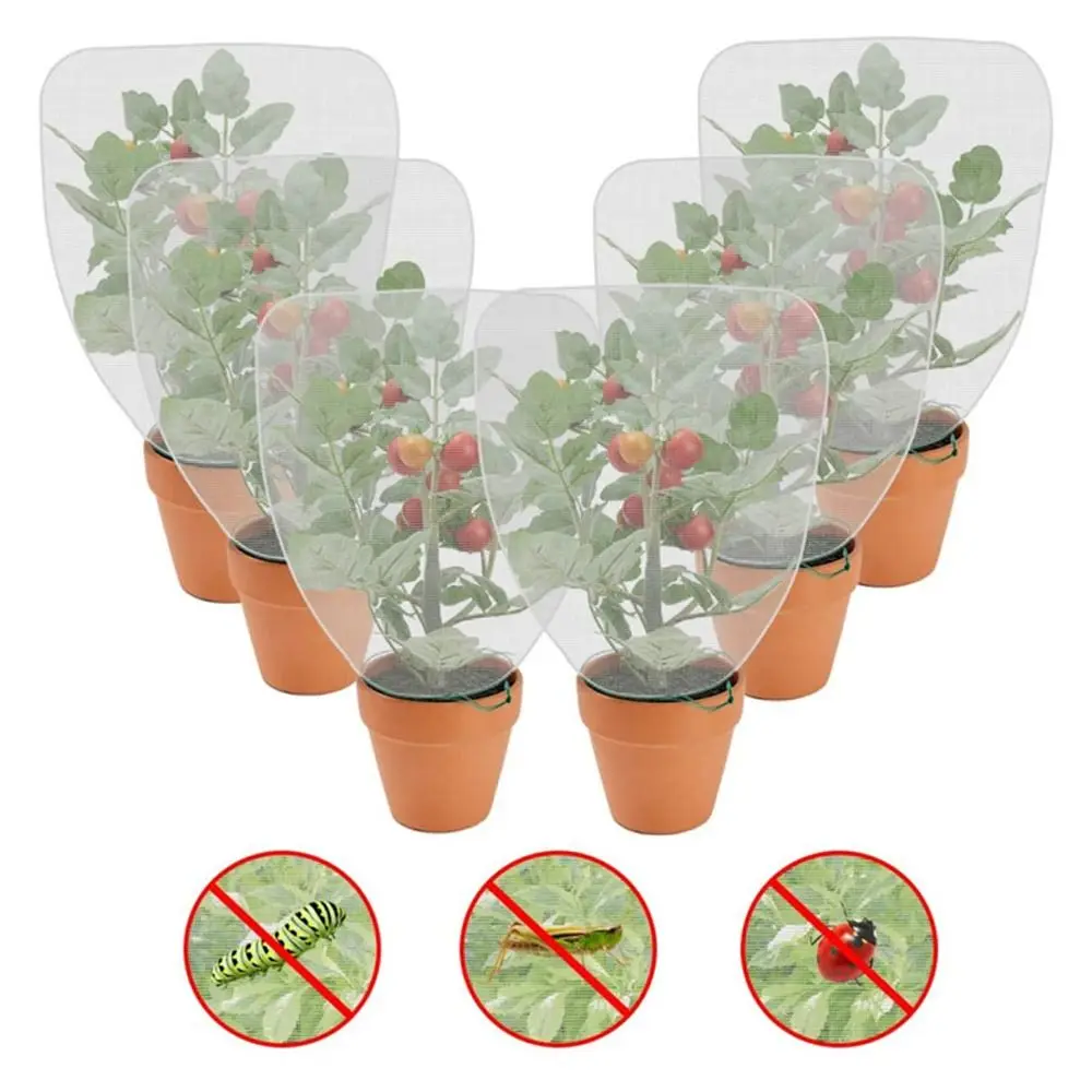 

Garden Mesh Netting for Plants Vegetables Fruits Bushes Protection Netting Covers Bags with Drawstring Bird Netting Barrier Bags
