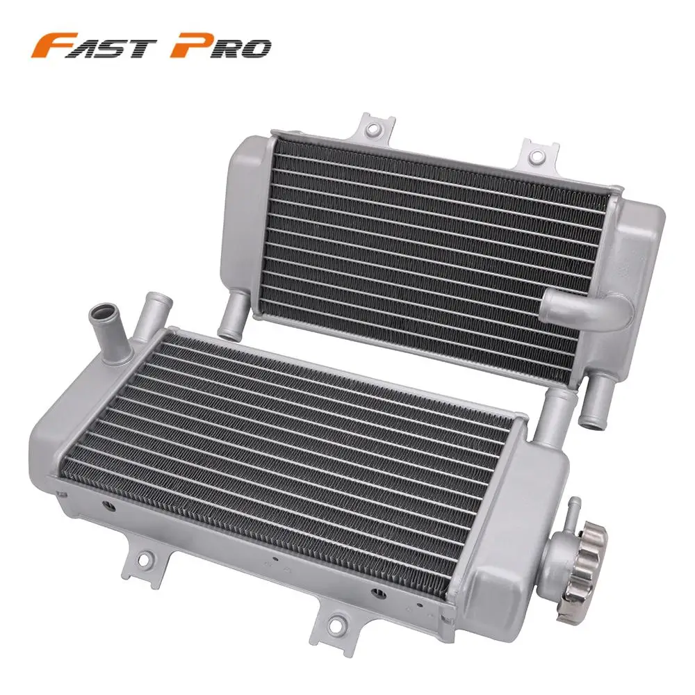 Cooling Radiator Cooler Aluminum For Honda Crf250r Crf250x 2004-2009 Motocross Dirt Pit Bike