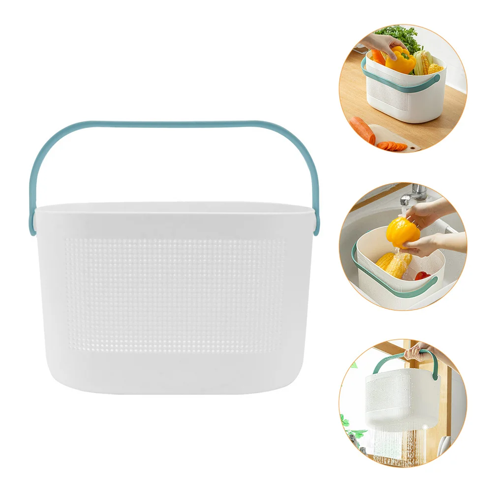 

Basketorganizer Storage Tote Shower Bathroom Bath Portable Baskets Vegetable Container Bin Shampoos Lotion Holderhandle Spray