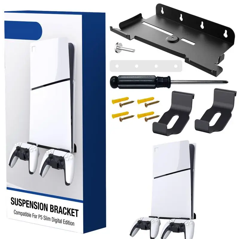 Универсальный настенный держатель для PS5 тонкий кронштейн игровой консоли