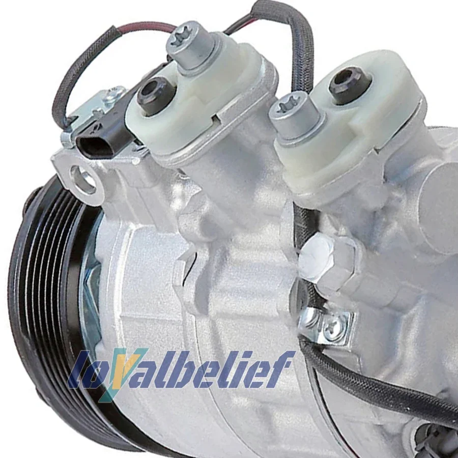 Фото Компрессор кондиционера 6SAS14C для Mercedes-Benz C E GLC W213 13-19 A0008303902 A0008304002 A0008306700 A0008303002 A0008306700 №5