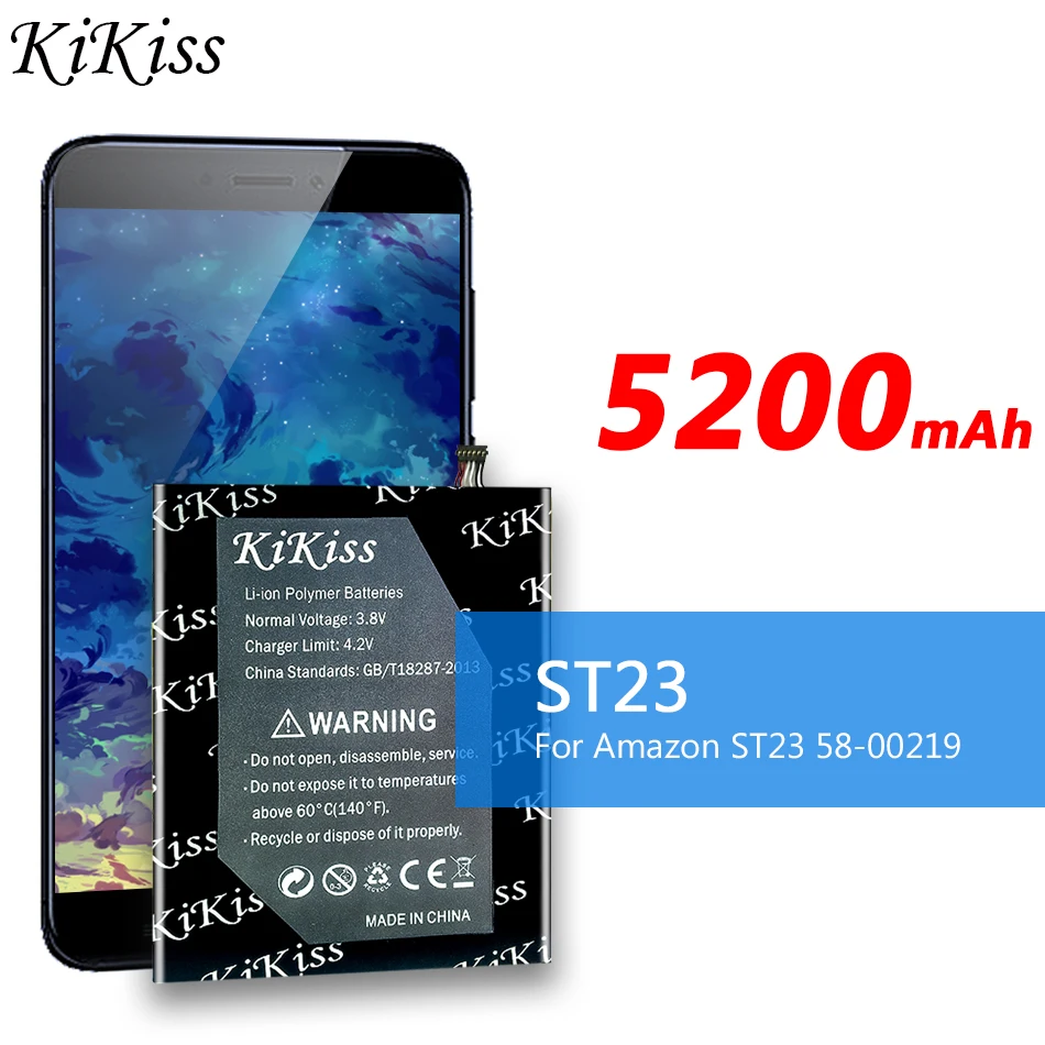 

New High Quality 5200mAh ST23 Battery For Amazon 58-00219 ST23 Tablet Pc
