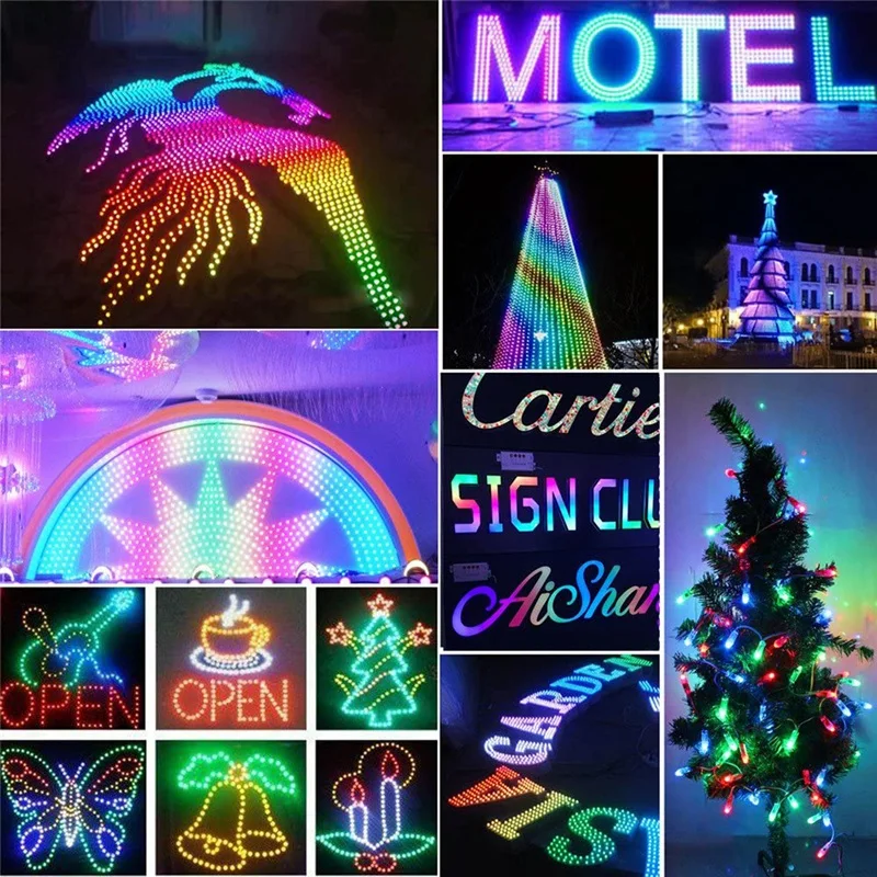 Акция! Пиксельная Светодиодная лампа WS2811 12 мм RGB индивидуально Адресуемая
