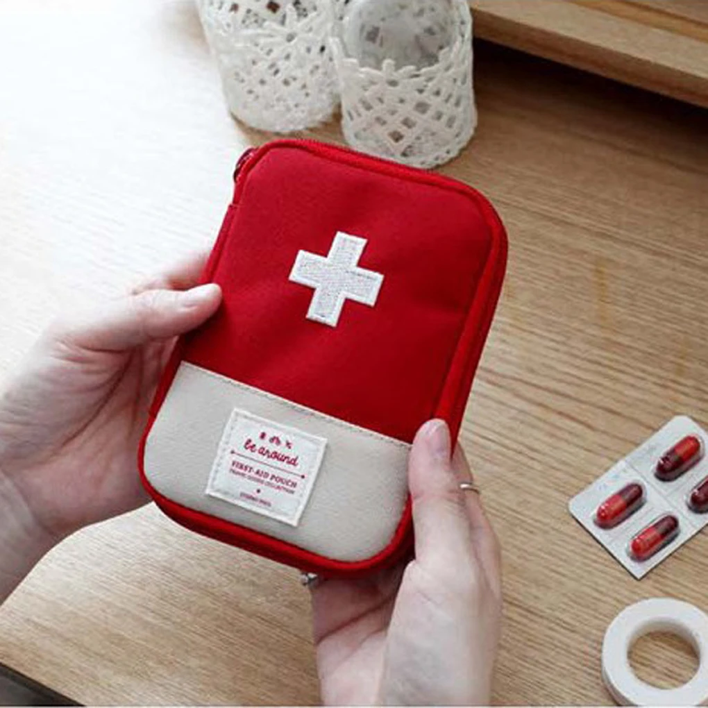 

Emergency Kits First Aid Kit Mini Portable Medicine Bag Medical Organizer Outdoor Household Medicine Pill Storage Bag