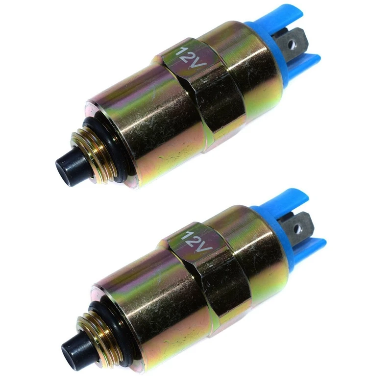 

2x12 В соленоид отключения для двигателя серии Perkins 1000 1000 DPA DPS CAV LUCAS 7167-620D 7185-900T 7167-620C 28730179