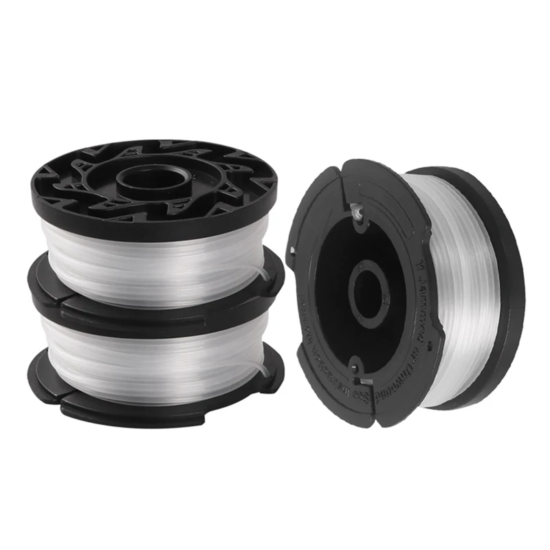 

9 Pack Trimmer Replacement Spool For BLACK+DECKER AF-100-3ZP 30Ft 0.065 Inch Trimmer Line