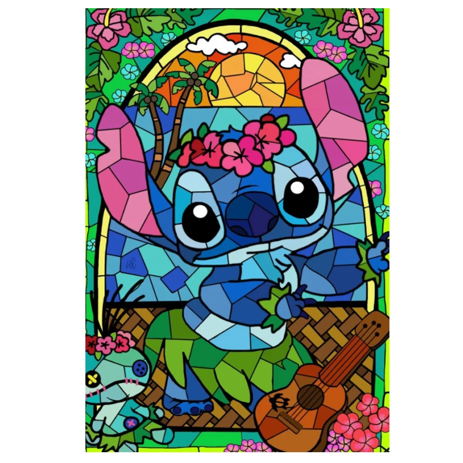 

Алмазная вышивка «Лило и стразы»