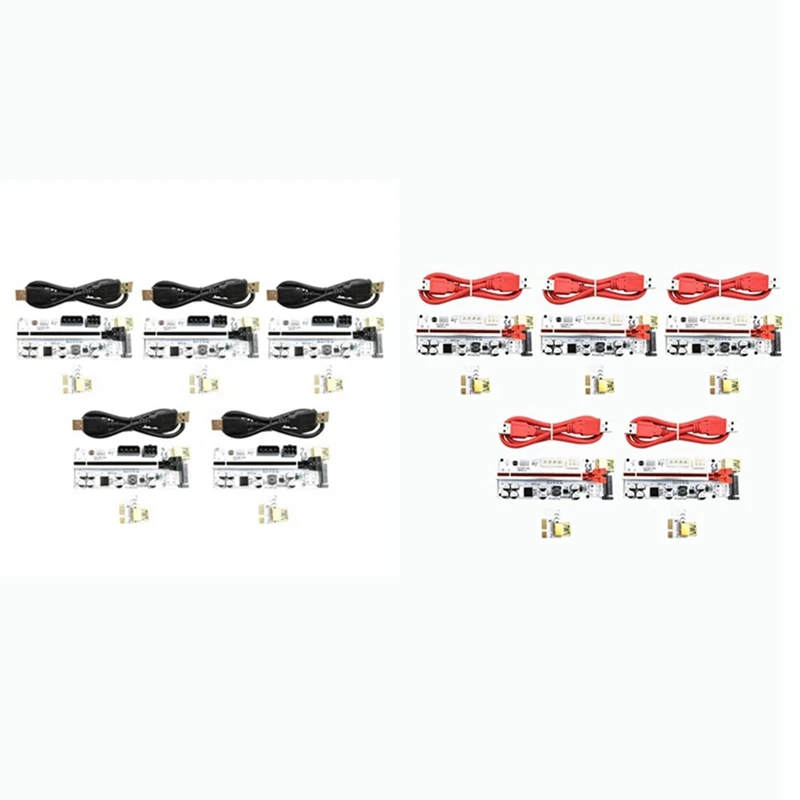 

5 шт., адаптер SATA + 6pin + 4pin