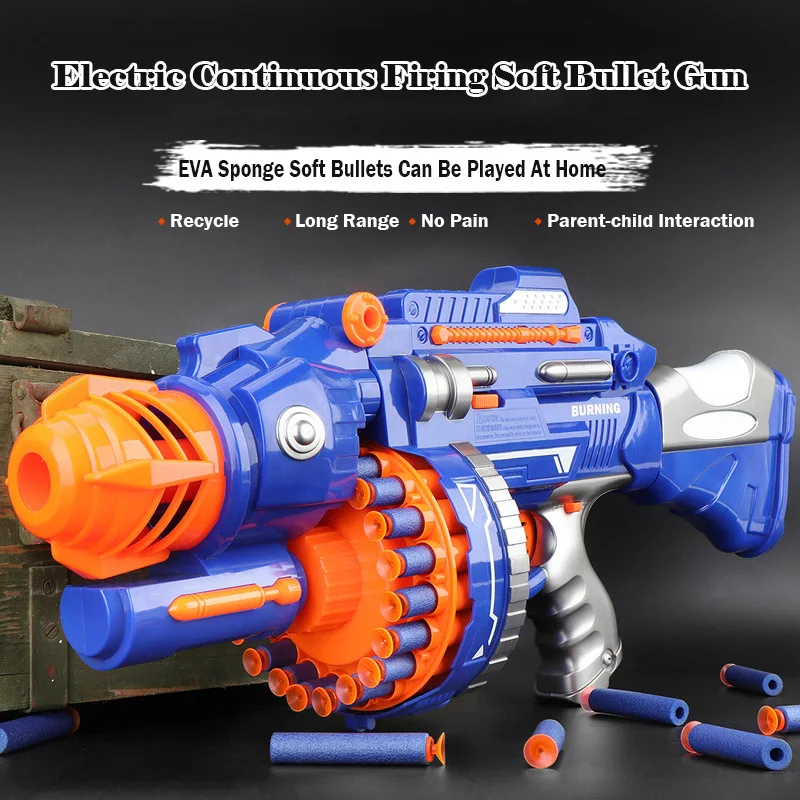 

Электрическая подставка Nerf с присоской для безопасной стрельбы, снайперская винтовка, пулемет для наружной стрельбы, игрушечный пистолет д...