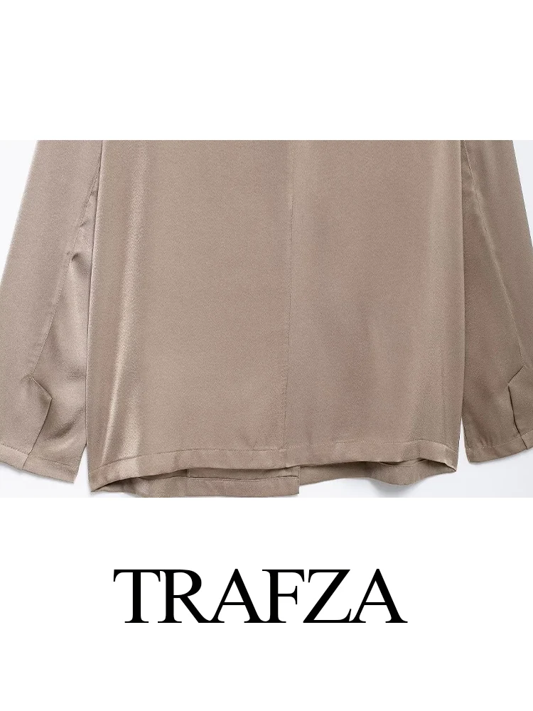 Женский Однобортный блейзер с длинным рукавом и отложным воротником