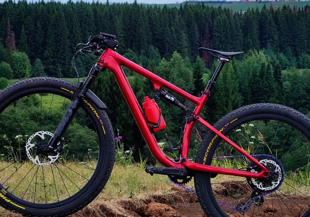 

Рама для горного велосипеда из углеродного волокна с логотипом на заказ, подвеска 29er, полностью карбоновая рама для велосипеда M L boost 148x12 мм, ud Глянцевая красная рама для велосипеда