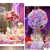 rose artificial flower ball table flower decoration party event wedding background decoration ball table decoration flower