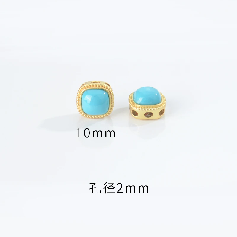 Strong Color-Preserving Sand Gold Accessories DIY Jewelry Ancient Bracelet Beads Loose Jewelr...