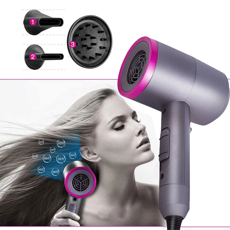 Household Powerful Professinal Quick Dry Hairdryer Constant Anion Electric Hair Dryer Hair Dryer Negative Ion hair care enlarge
