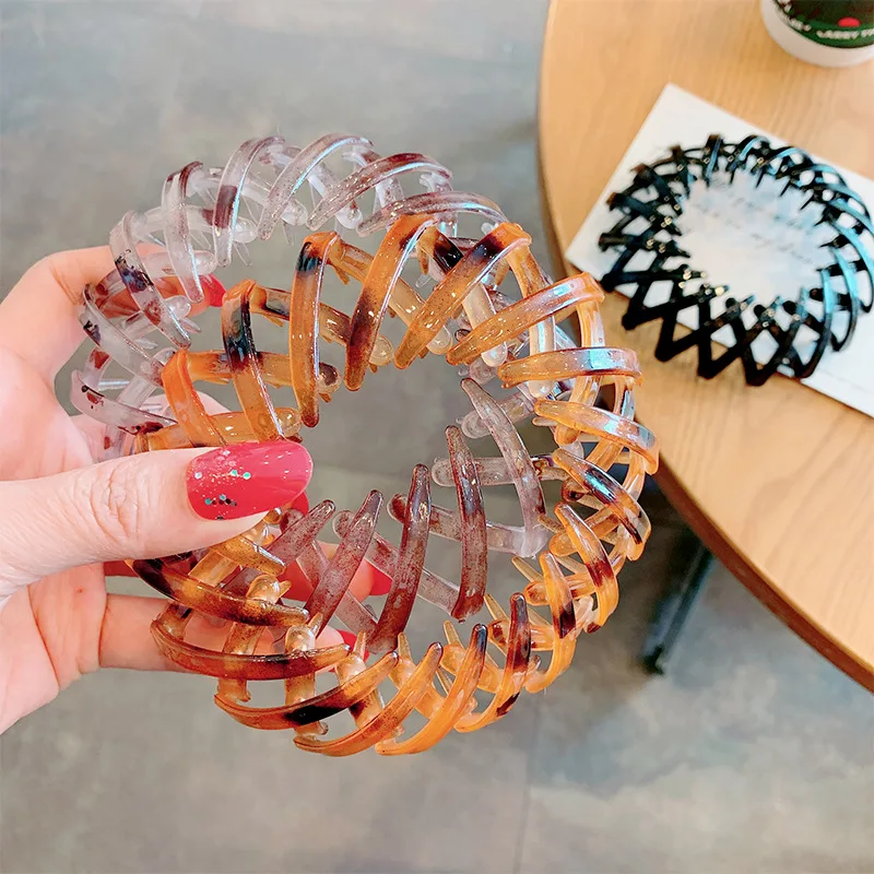 Заколки для волос в Корейском стиле элегантные зажимы ленивых хвостик птичье