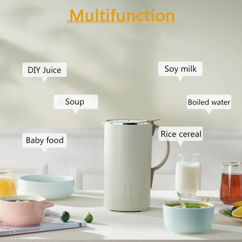 600ML Soymilk Machine Soy Milk Maker Electric Juicer Mixer Vegetable Extractor Food Blender Filter Free Soup Pot Tea 220V - купить по