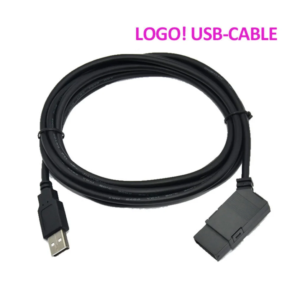 AMSAMOTION USB-LOGO Programming Isolated Cable for Siemens LOGO PLC USB-Cable RS232 6ED1057-1AA01-0BA0 1MD08 1HB08