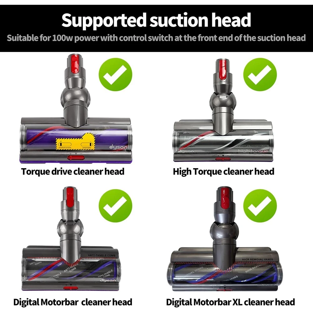 Разъем для пылесоса Dyson V10 V11 V15 100 Вт с высоким крутящим моментом
