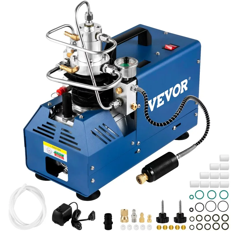 Pressure Compressor,  High Pressure Air Compressor, 1800W 110V Automatic Stop Air Rifle Compressor