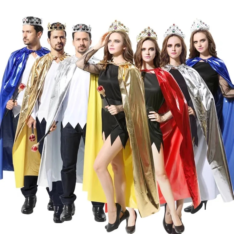 

Длинная накидка с капюшоном на Хэллоуин, воротник с ведьмами, черная и красная двойная накидка для косплея, брикет может носить с обеих сторон для взрослых и детей