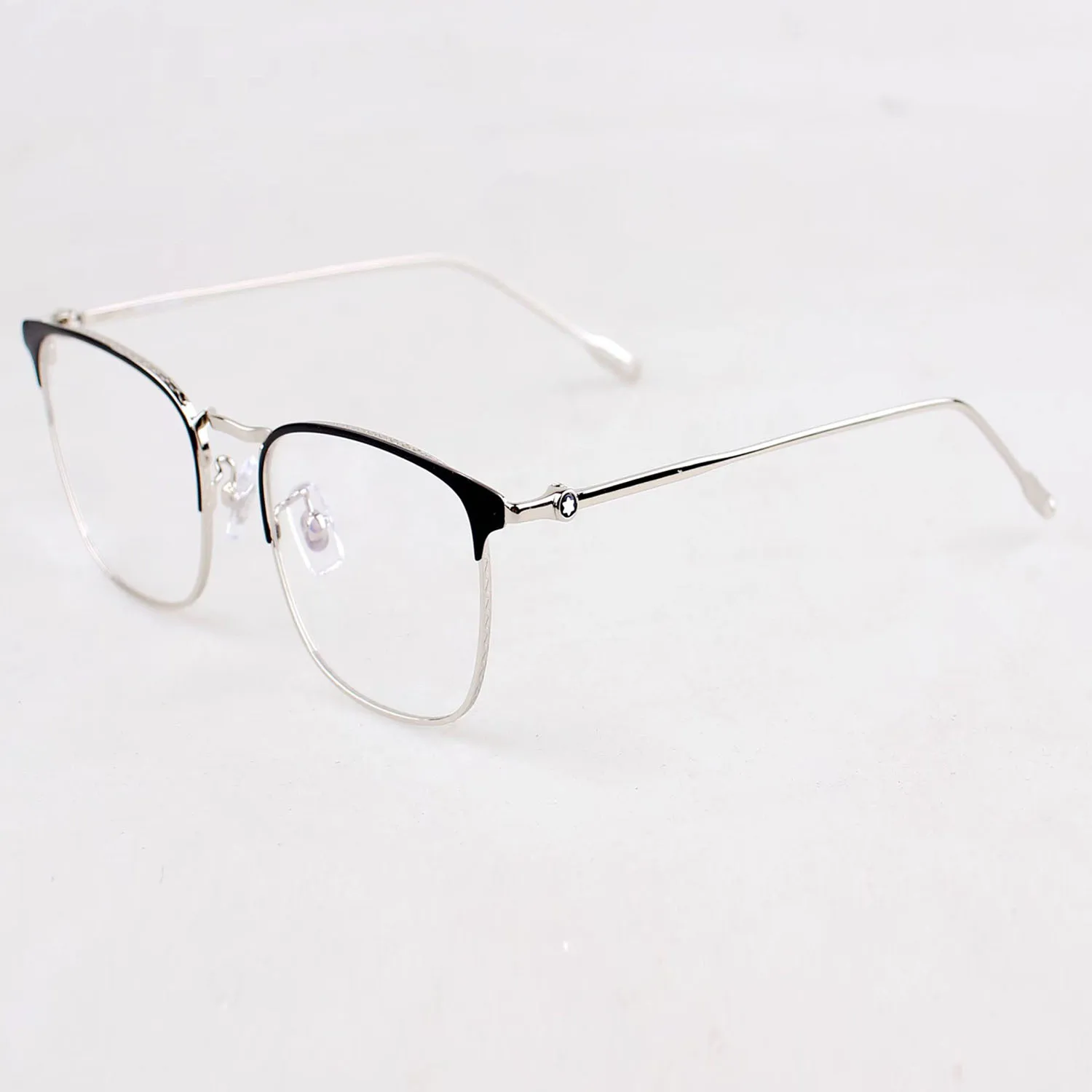 

Germany Hexagonal Brand Luxury Retro Half-rim Light Glasses Frame Men Women High Quality Prescription Eyeglasses Frames MB0192O