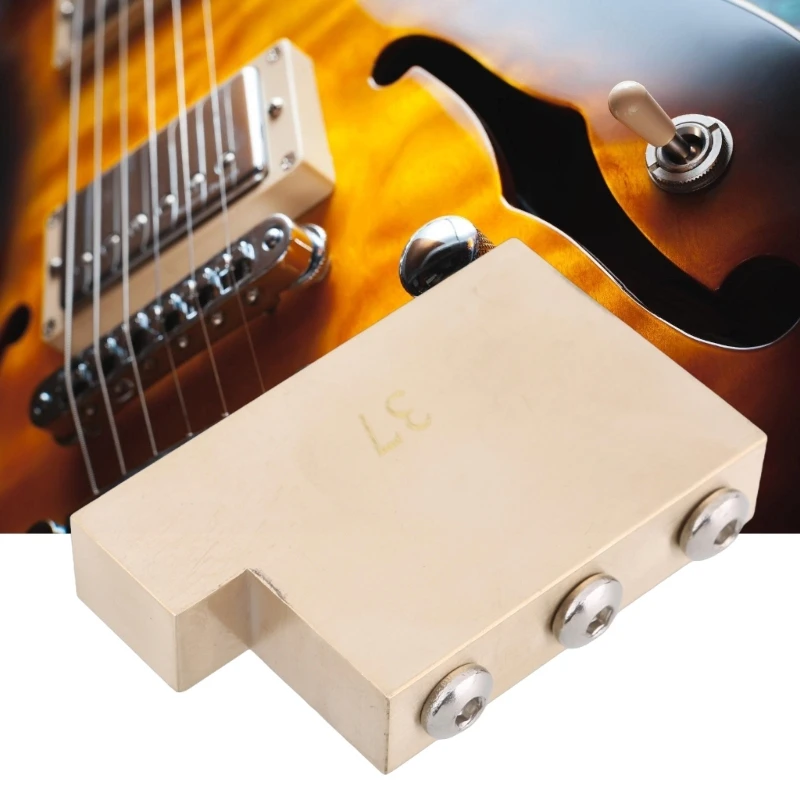 Полностью латунный блок тремоло для электрогитары 34 мм расстояние между