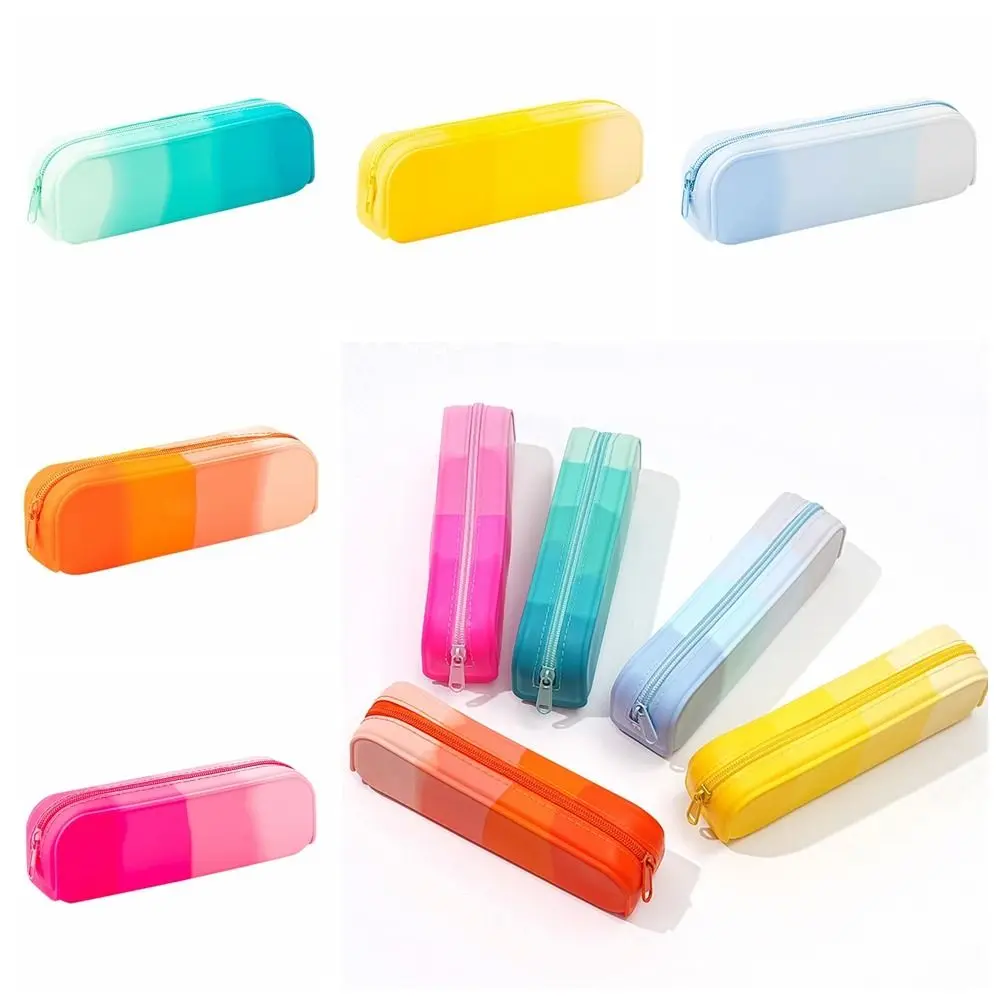 Новинка мягкая силиконовая сумка для ручек Многофункциональный карандаш с