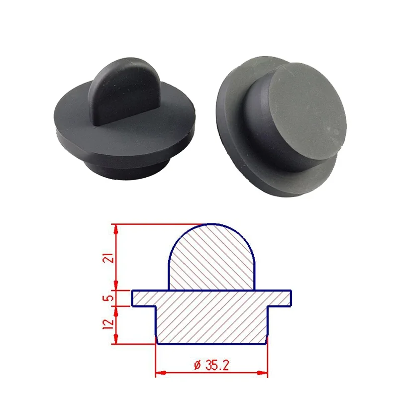 

Резиновая пробка для ванны с ручкой, сливная пробка 35,2 мм, резиновая пробка для раковины, сливная пробка