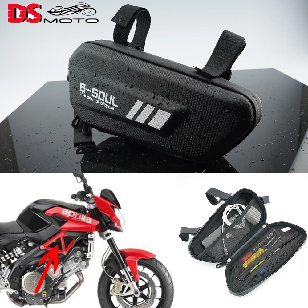 For Aprilia SHIVER GT Shiver 900 750 Shiver900 Shiver700 Motorcycle Accessories Waterproof Bag Toolbox Frame Triangle Package